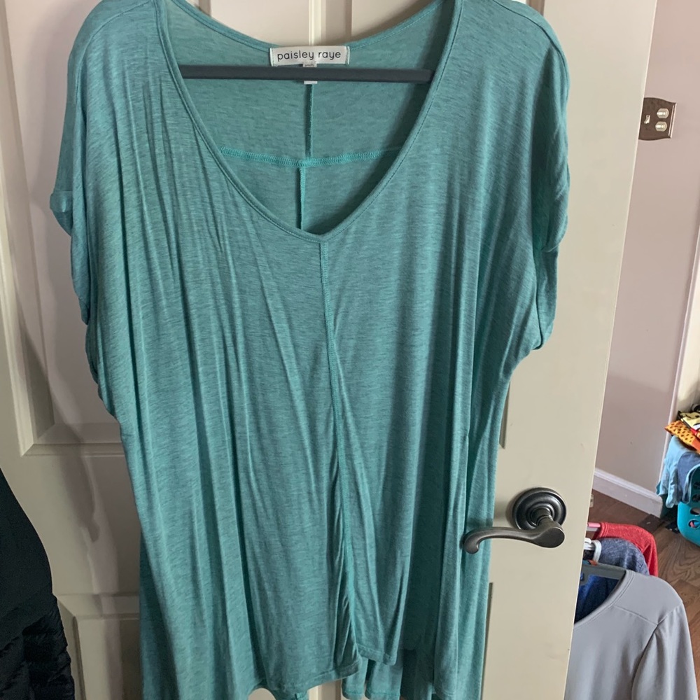 Paisley Rays tulip top